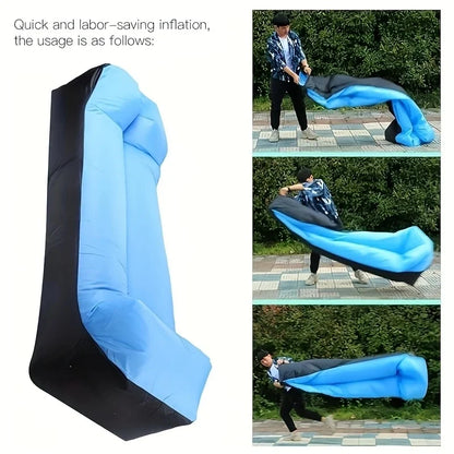 Inflatable Lounge Chair for Portable Outdoor Comfort