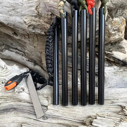 Outdoor Flint Magnesium Rod Fire Starter with Whistle