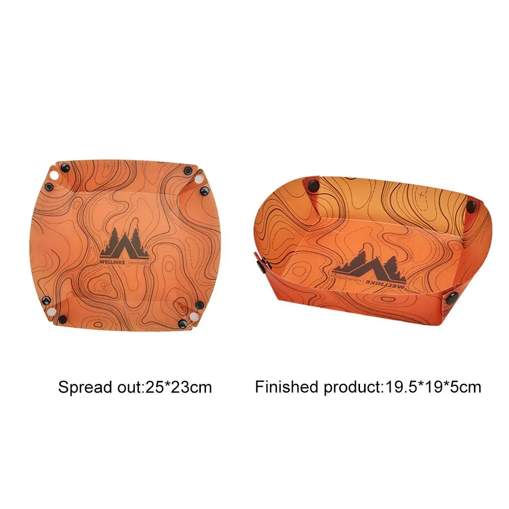 Foldable Camping Tableware Set – Portable & Food-Safe