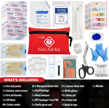 First Aid Kit – Complete Emergency Survival Bag