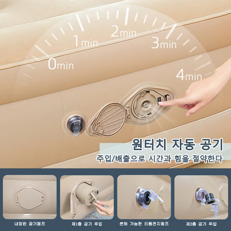 Inflatable Air Mattress Portable Comfort for Camping
