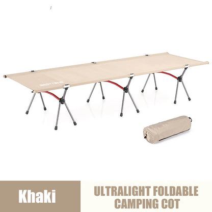 Camping Cot Ultralight Folding Bed for Elevated Comfort