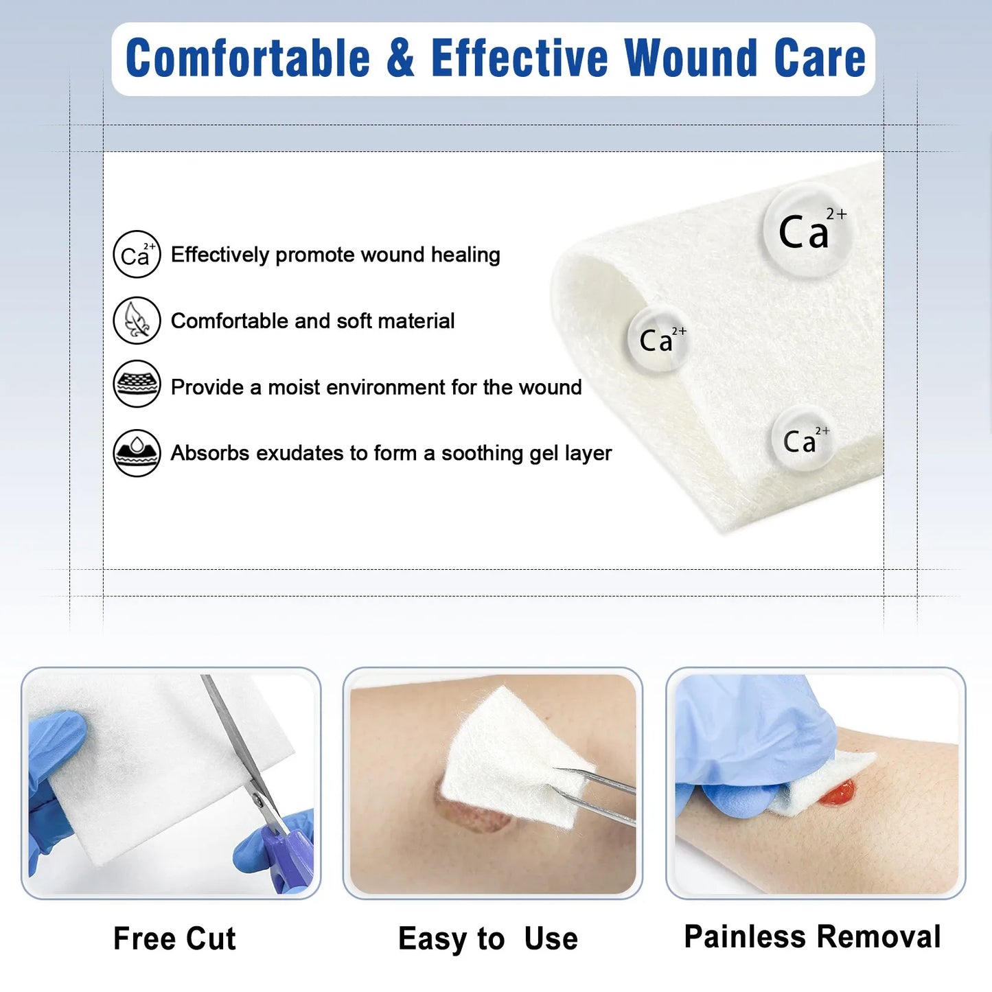 Calcium Alginate Wound Pads – High Absorbency Healing