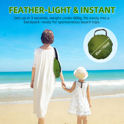 Pop-Up Beach Tent UV Waterproof Sun Shelter