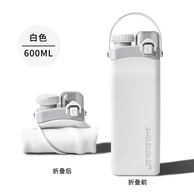600ml Collapsible Water Bottle – Safe & Portable for Outdoors