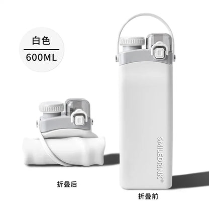 600ml Collapsible Water Bottle – Safe & Portable for Outdoors