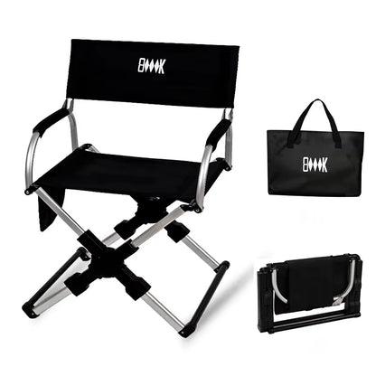 Folding Camping Chair with Back Support & Easy Carry