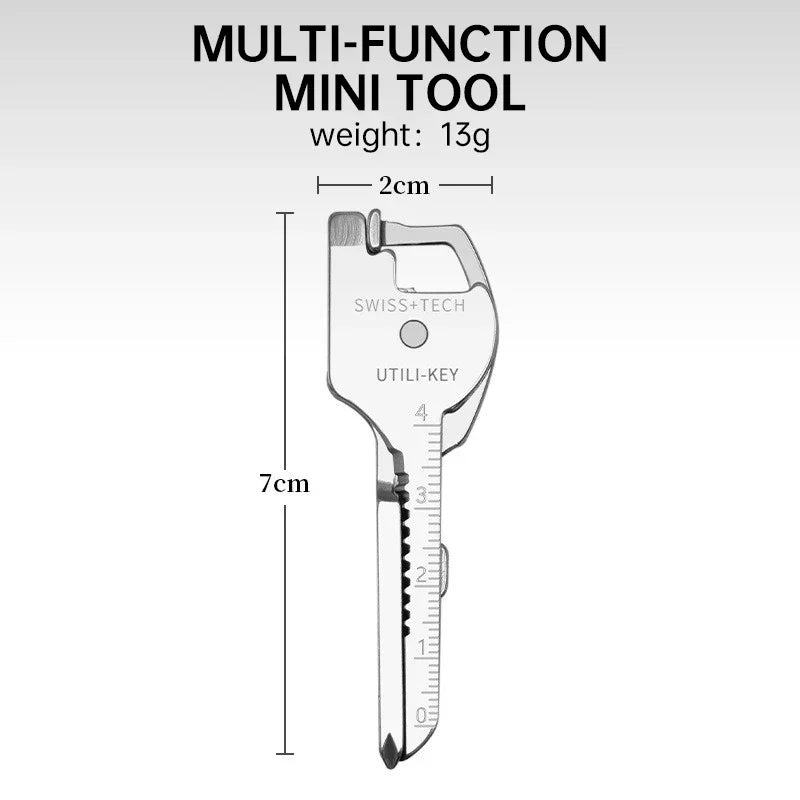 6-in-1 Mini Multi-Tool – Portable Stainless Steel Kit