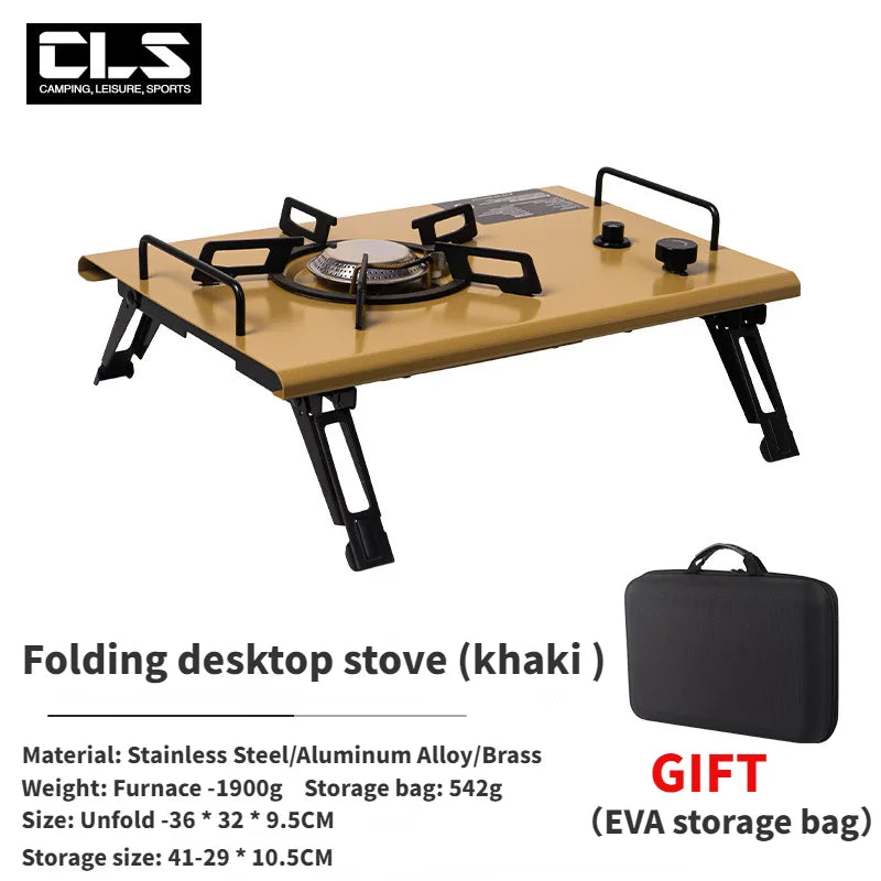 Folding IGT Camping Table with Adjustable Legs