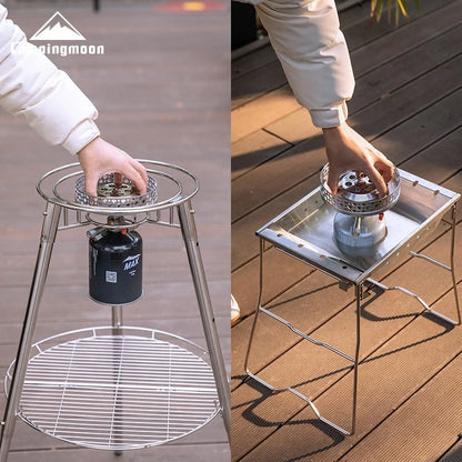 Portable Backpacking Gas Stove for Fast Outdoor Cooking
