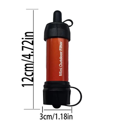 Portable Water Filter for Camping & Emergency Use