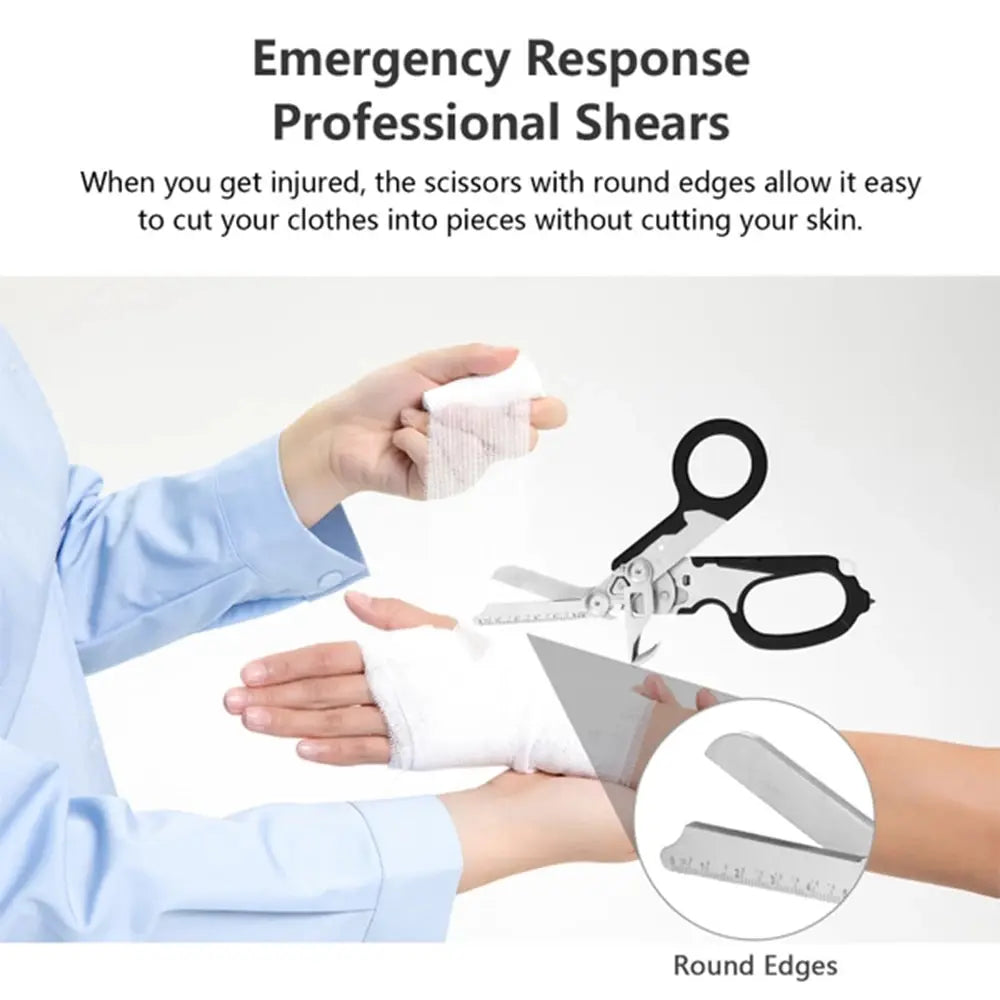 Tactical Folding Scissors for Emergency Survival