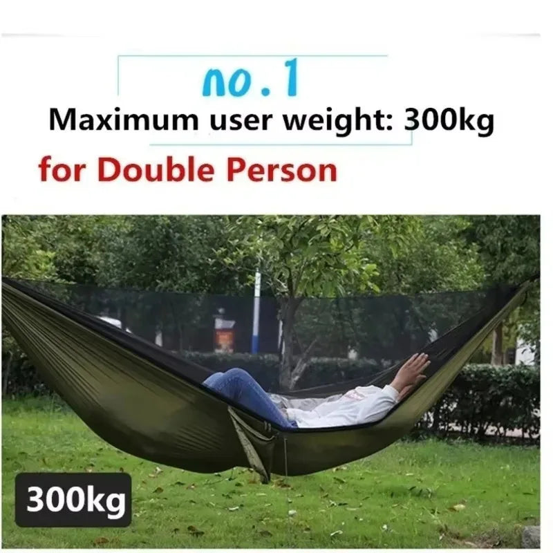 Camping Hammock with Mosquito Net – Lightweight Comfort