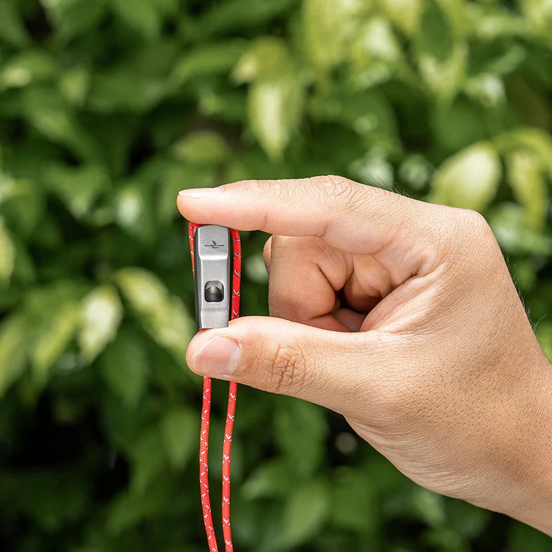 Titanium Survival Whistle – 120dB Emergency Safety Tool