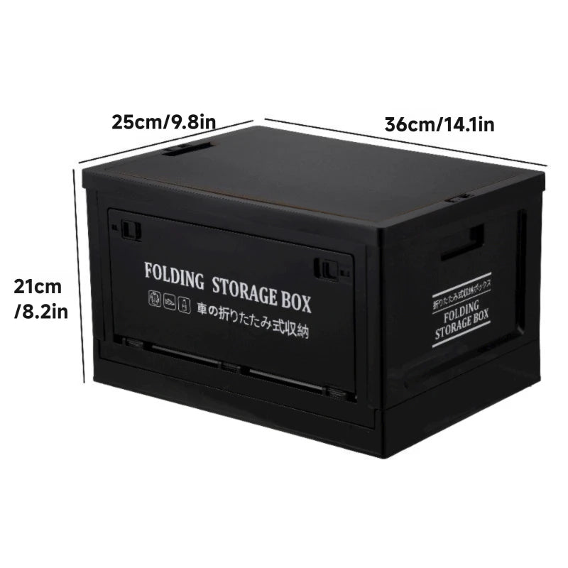 Collapsible Camping Storage Box – Stackable Gear Organizer