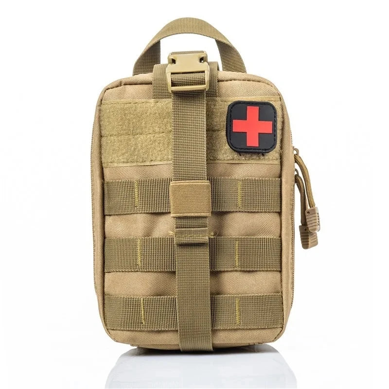 Tactical First Aid Kit Bag Quick-Access Emergency Pouch
