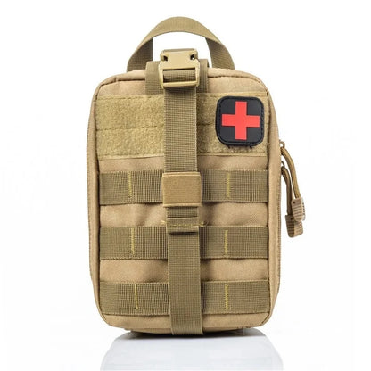 Tactical First Aid Kit Bag Quick-Access Emergency Pouch