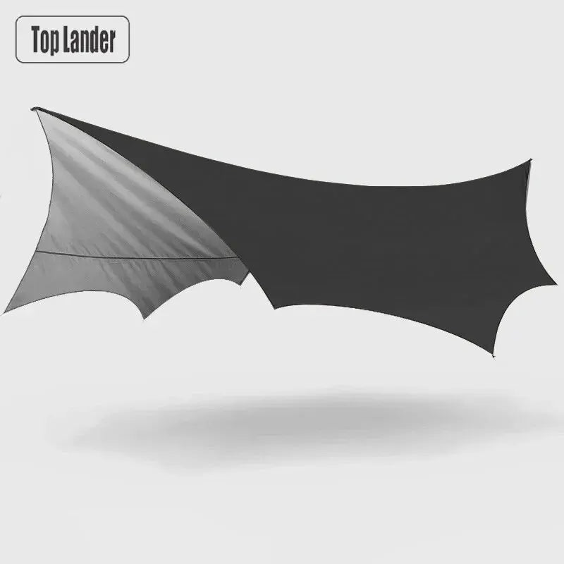Large Camping Tarp Waterproof Sun Shelter 5.1m