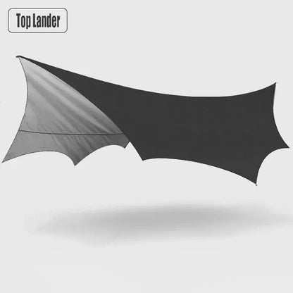 Large Camping Tarp Waterproof Sun Shelter 5.1m