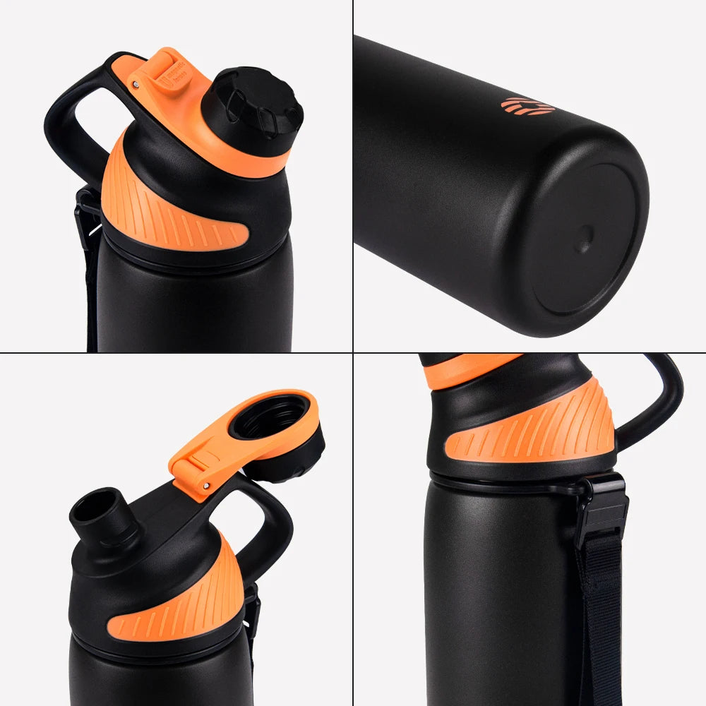 Insulated Water Bottle 1000ml Keeps Drinks Cold 24H