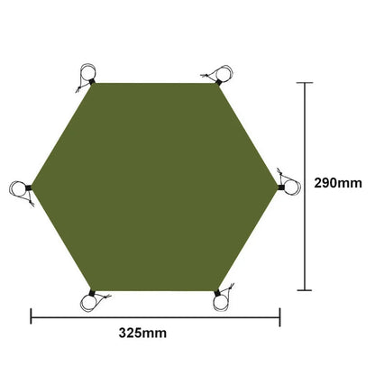 Large Waterproof Camping Mat – Hex/Octagon Picnic Tarp