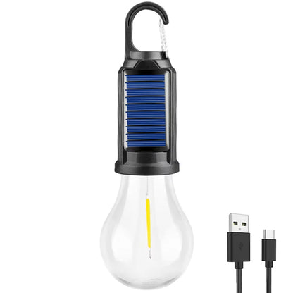 Rechargeable Solar LED Camping Lamp Waterproof & Portable