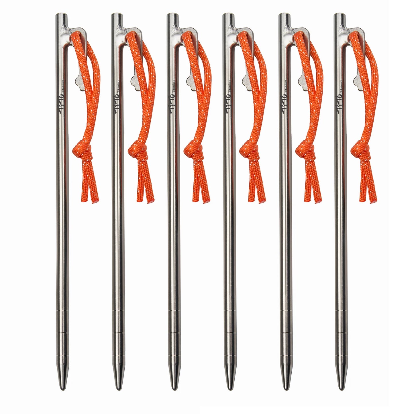Titanium Tent Stakes for Strong Windproof Camping