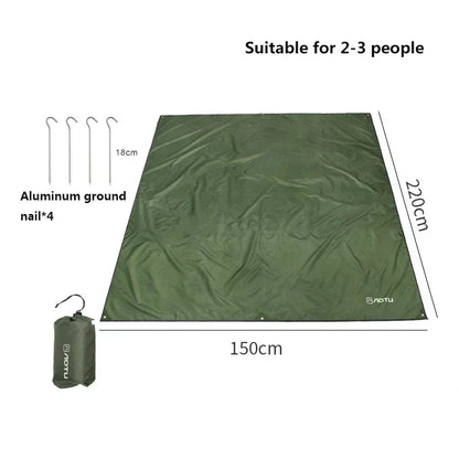 Multi-Functional Camping Tent Tarp – Waterproof & Sun Protection