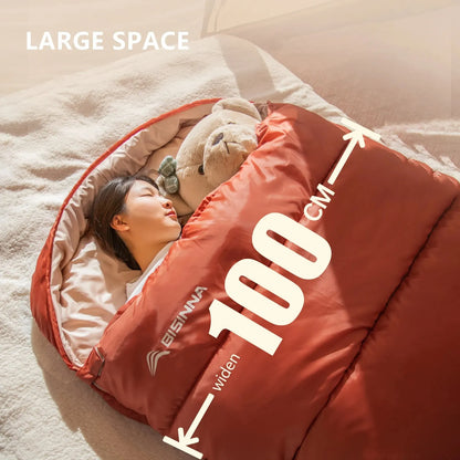 Large 3-Season Camping Sleeping Bag for Comfortable Sleep