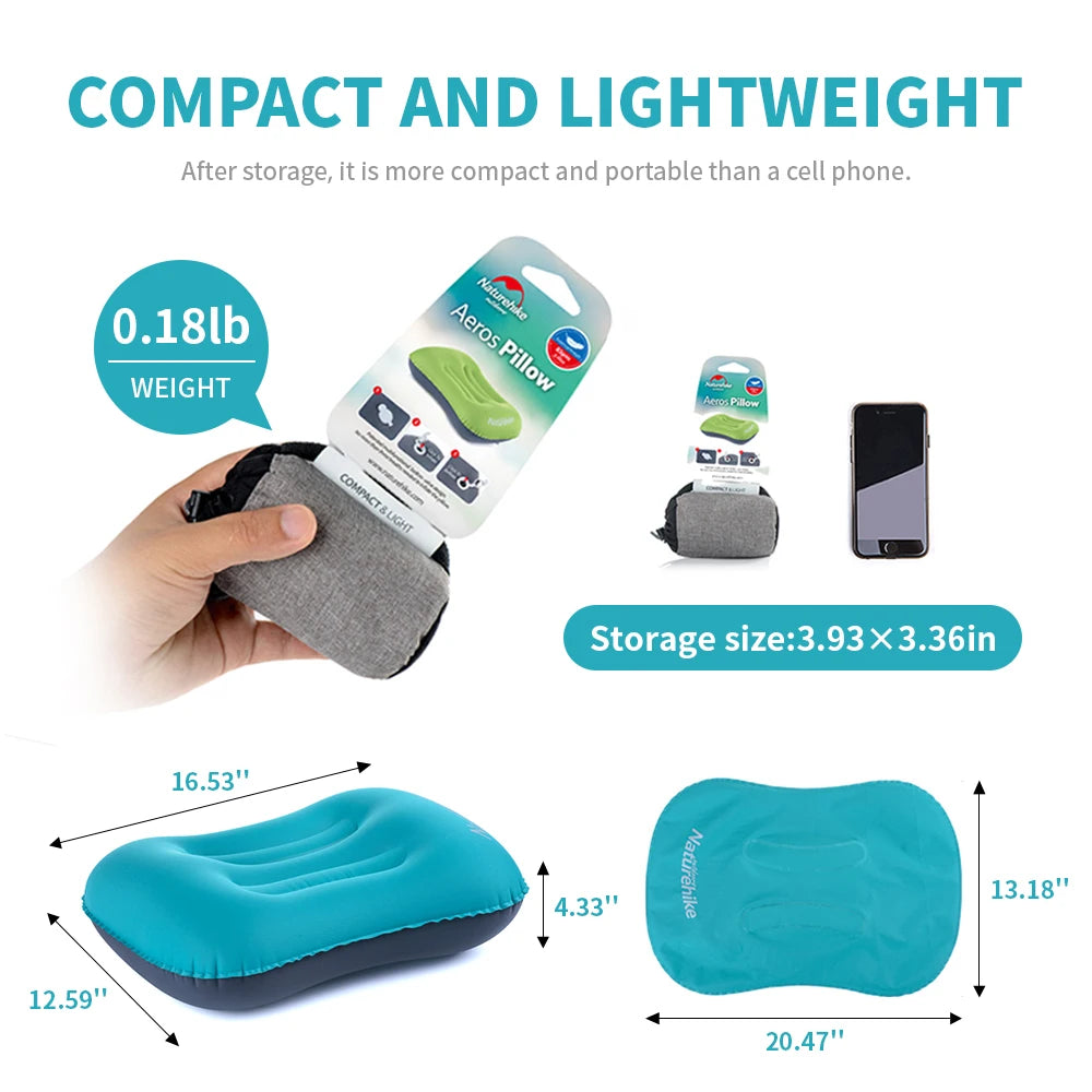 Naturehike Inflatable Pillow for Camping & Travel Comfort