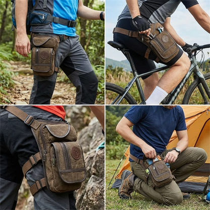 Canvas Drop Leg Bag – Travel & Outdoor Gear Organizer