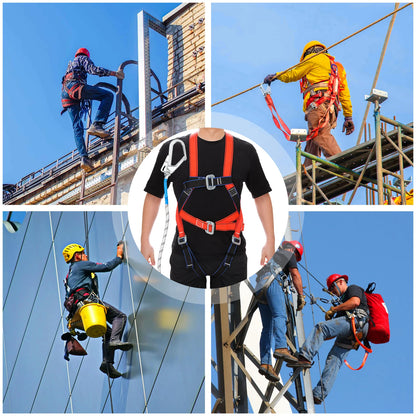 Safety Harness with Rope & Carabiner – Secure Protection