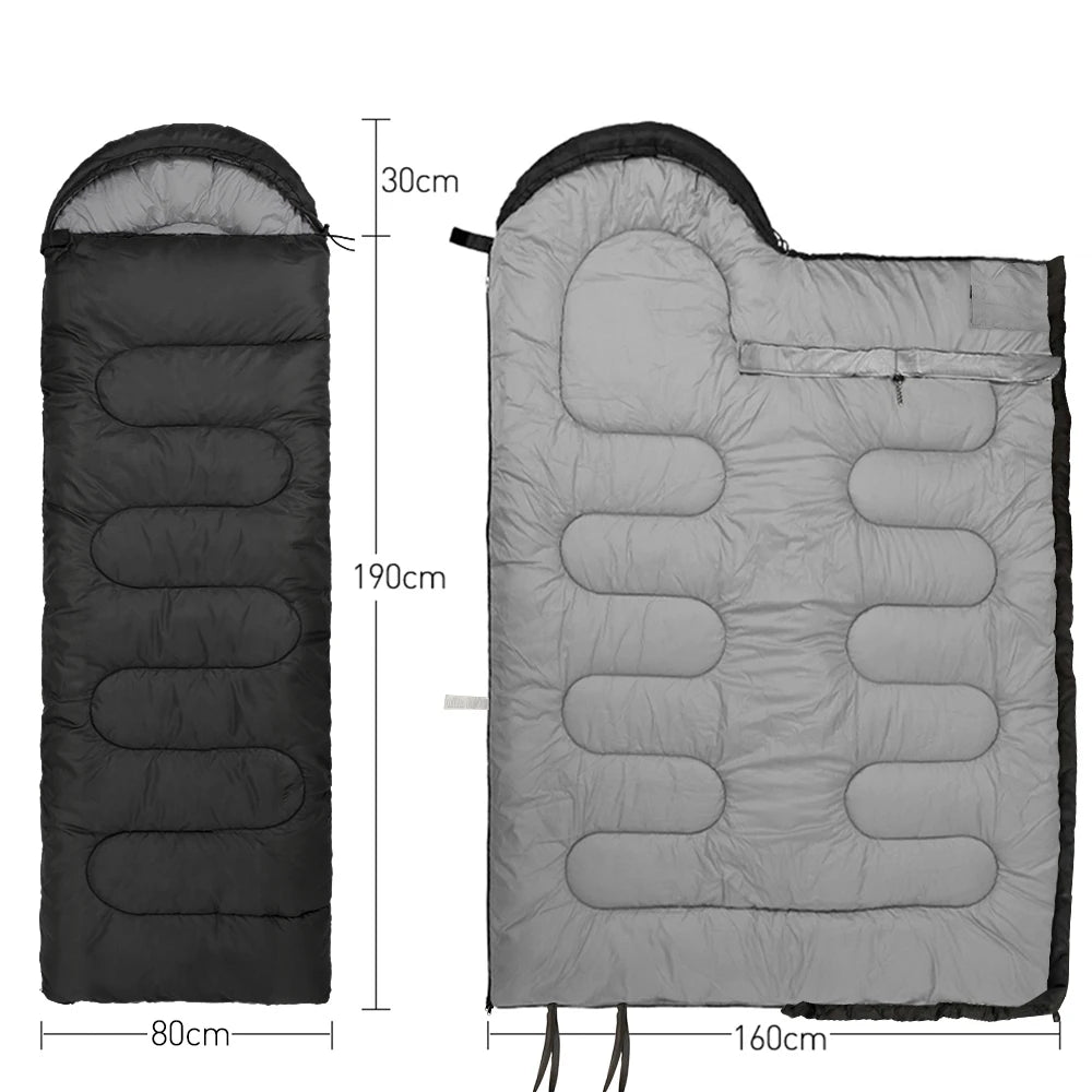 Lightweight Camping Sleeping Bag for Warm 4-Season Comfort