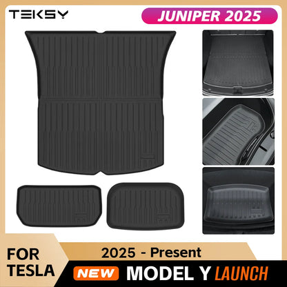 Tesla Model Y Trunk Mats Waterproof Front & Rear