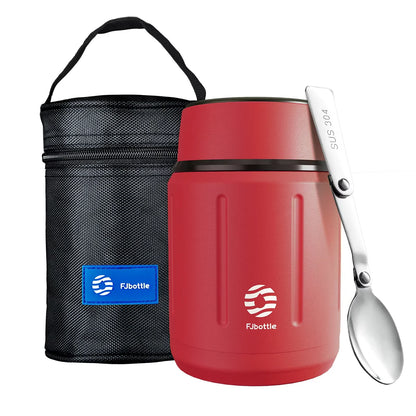 500ml Insulated Food Thermos Jar Leakproof with Spoon