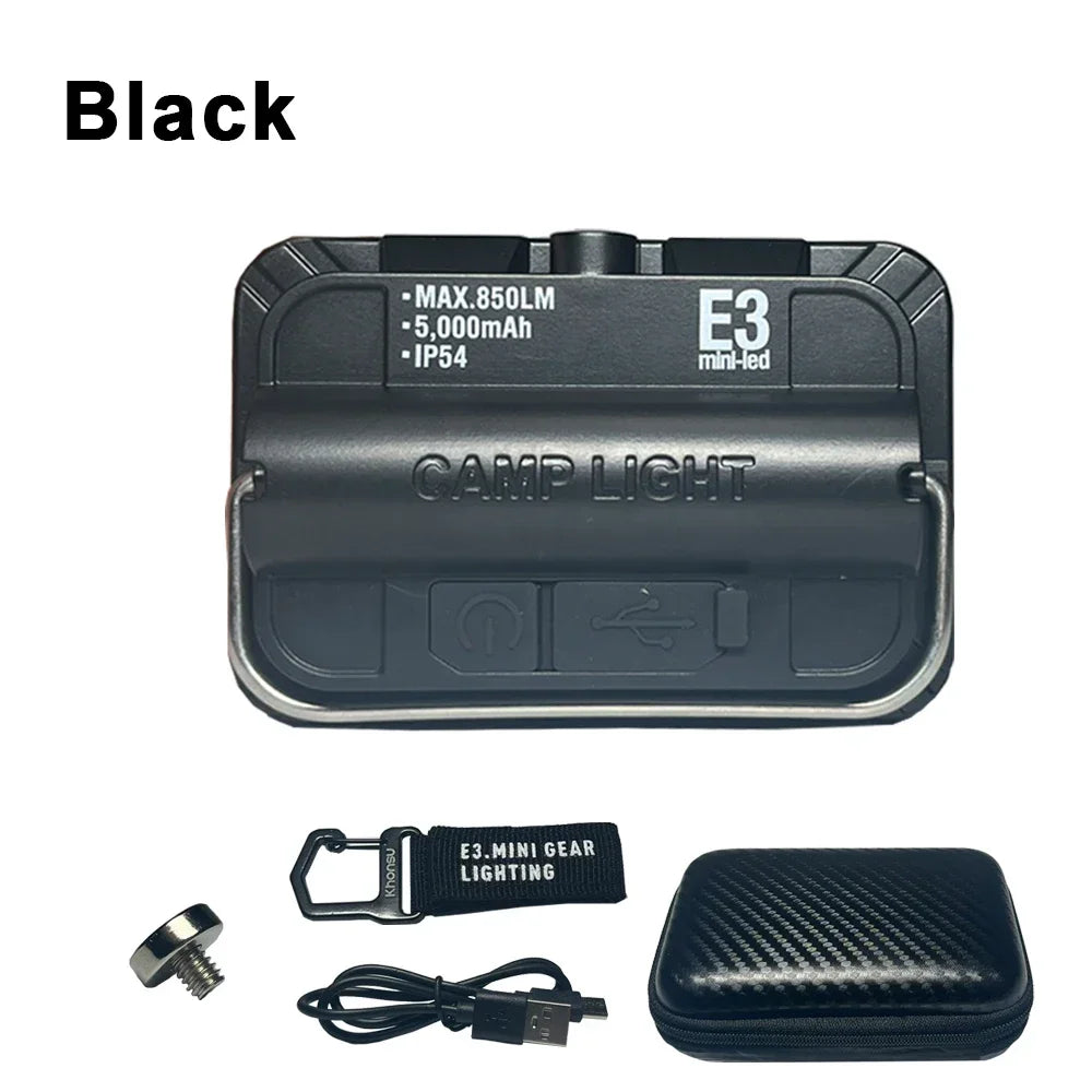 Mini E3 LED Camping Light – Waterproof & Rechargeable