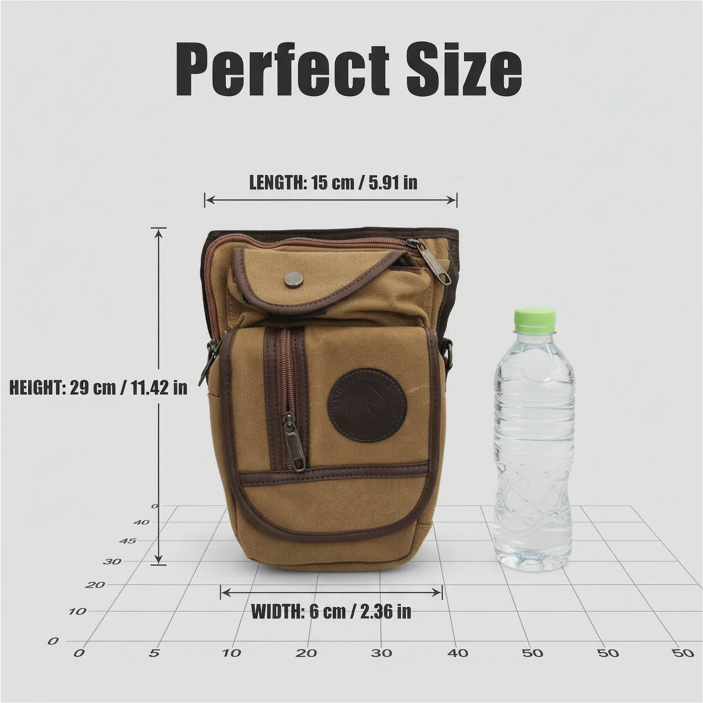 Canvas Drop Leg Bag – Travel & Outdoor Gear Organizer