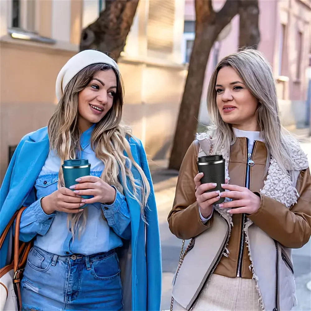 Stainless Steel Insulated Travel Mug – Leakproof & Portable