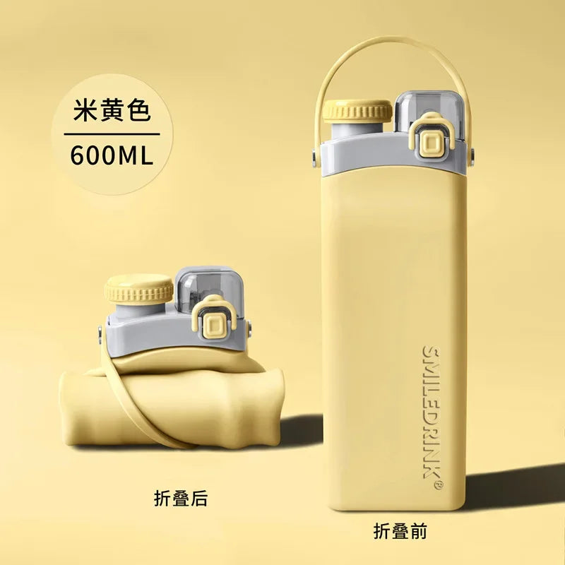 600ml Collapsible Water Bottle – Safe & Portable for Outdoors