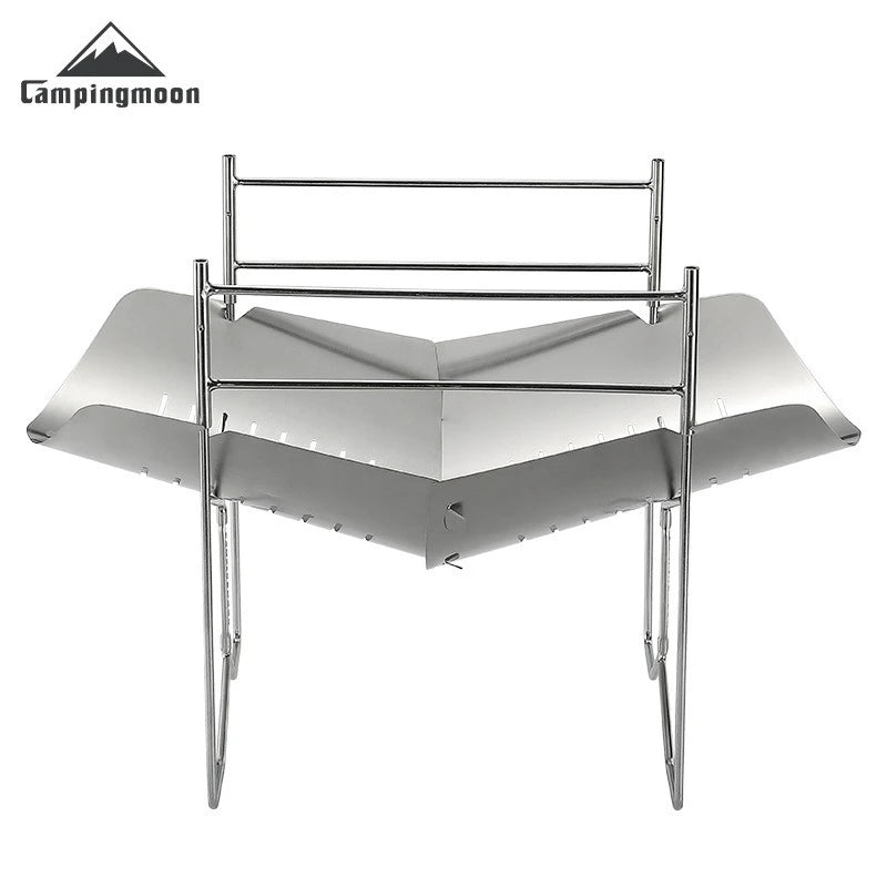 Portable Folding Stainless Steel BBQ Grill for Camping